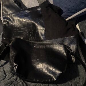 Steve Madden Black Shoulder Bag
